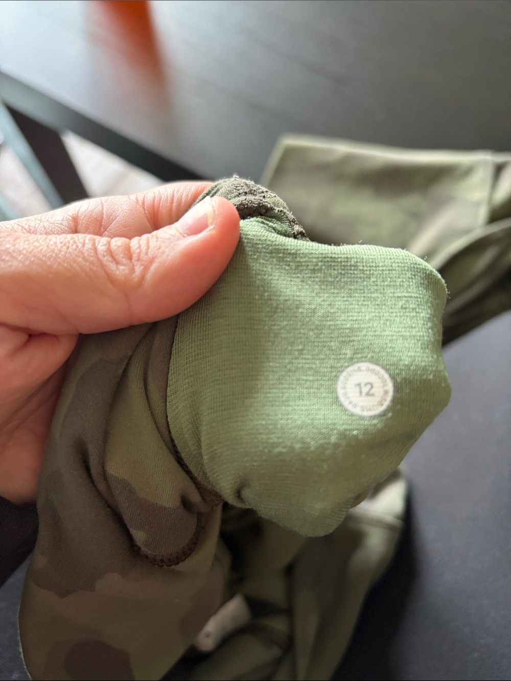 lululemon athletica Olive Green Camo Leggings - Picture 2 of 3